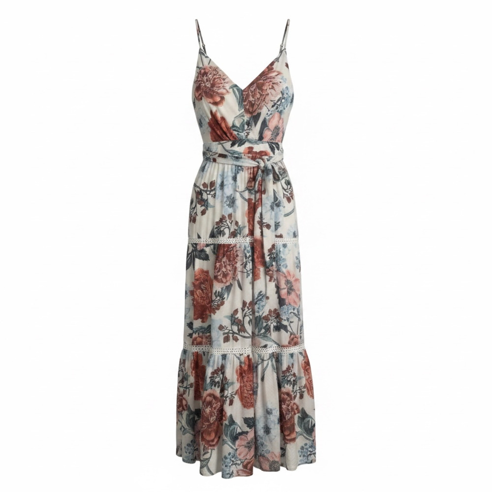 L'ATISTE by Amy Floral Tiered Maxi Dress